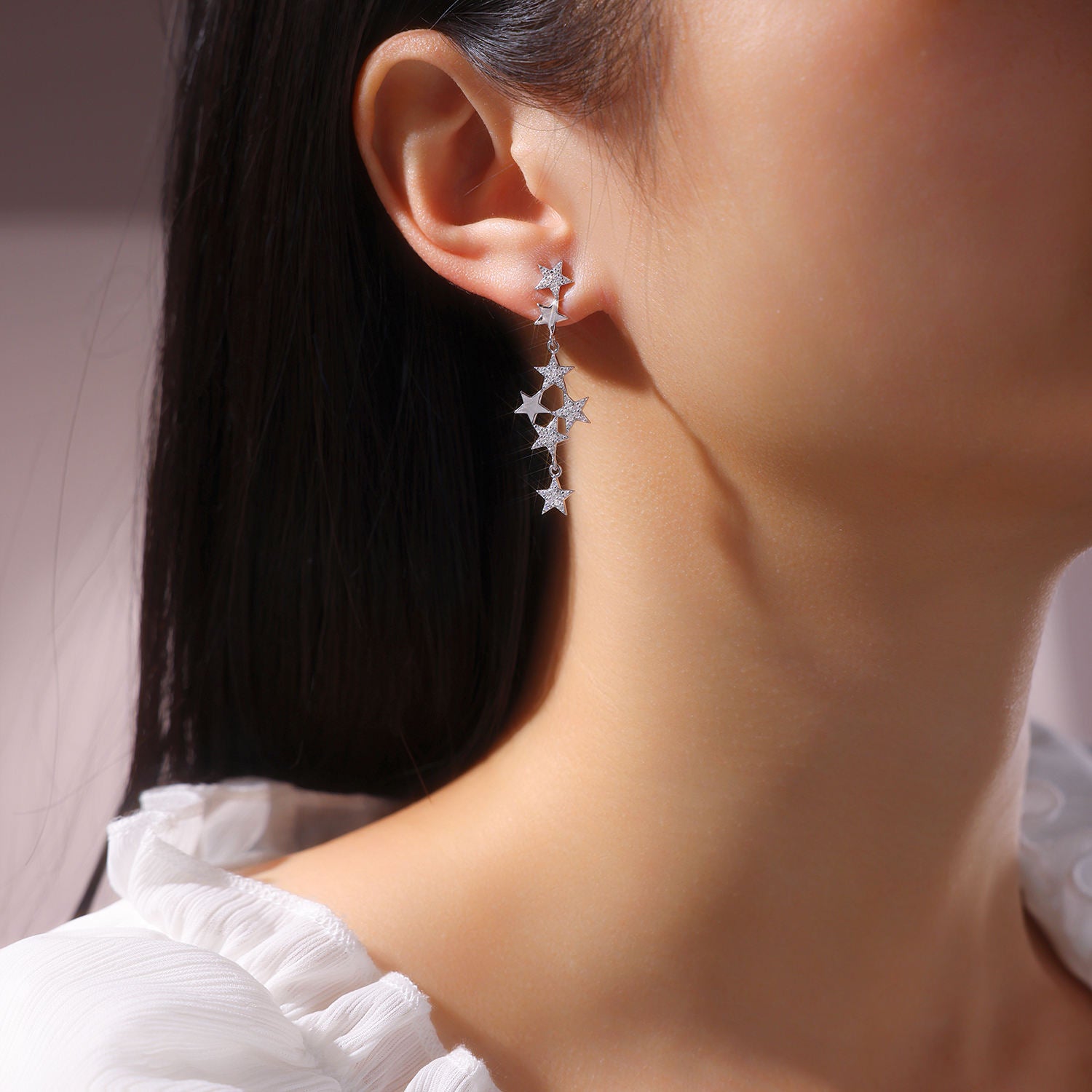dangle earrings, gold dangle earrings, silver dangle earrings, drop earrings, diamond drop earrings, gold drop earrings, silver drop earrings, diamond earrings, diamond earrings for women, lab grown diamond earrings, real diamond earrings, lab created diamond earrings, valentines gift for her, birthday gift for her