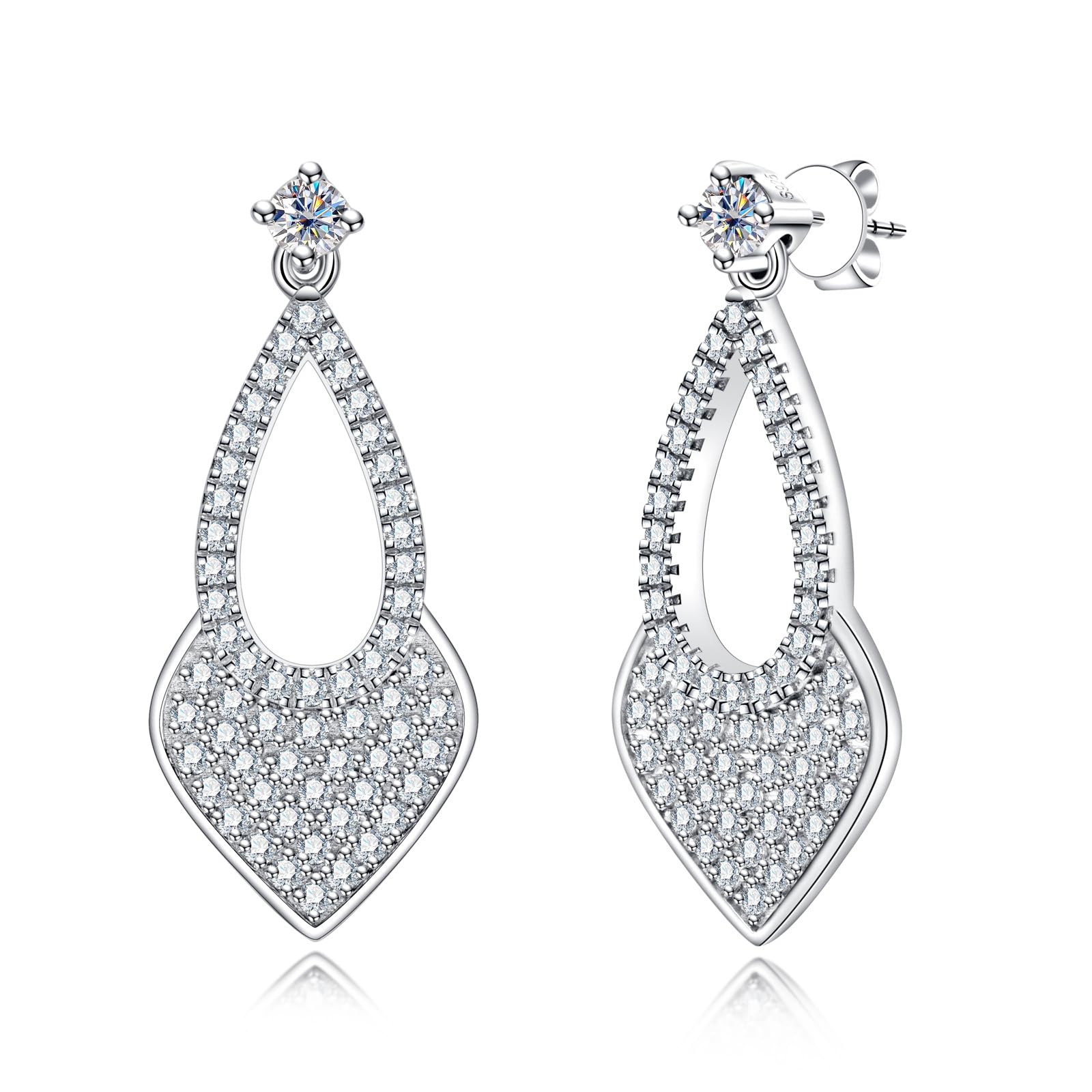 dangle earrings, gold dangle earrings, silver dangle earrings, drop earrings, diamond drop earrings, gold drop earrings, silver drop earrings, diamond earrings, diamond earrings for women, lab grown diamond earrings, gold earrings, valentines gift for her, birthday gift for her, anniversary gift for her