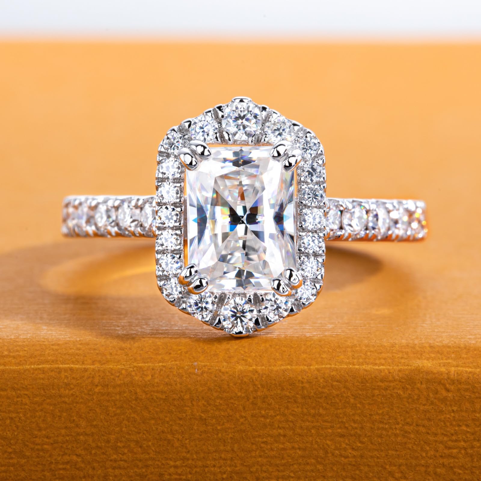 radiant cut diamond ring, solitaire rings, halo rings, gold rings, emerald cut engagement ring, gold rings for women, 14k gold rings, white gold rings, lab grown diamond rings, diamond rings for women, diamond rings, valentines gift for her, birthday gift for her, moissanite rings, 925 silver rings