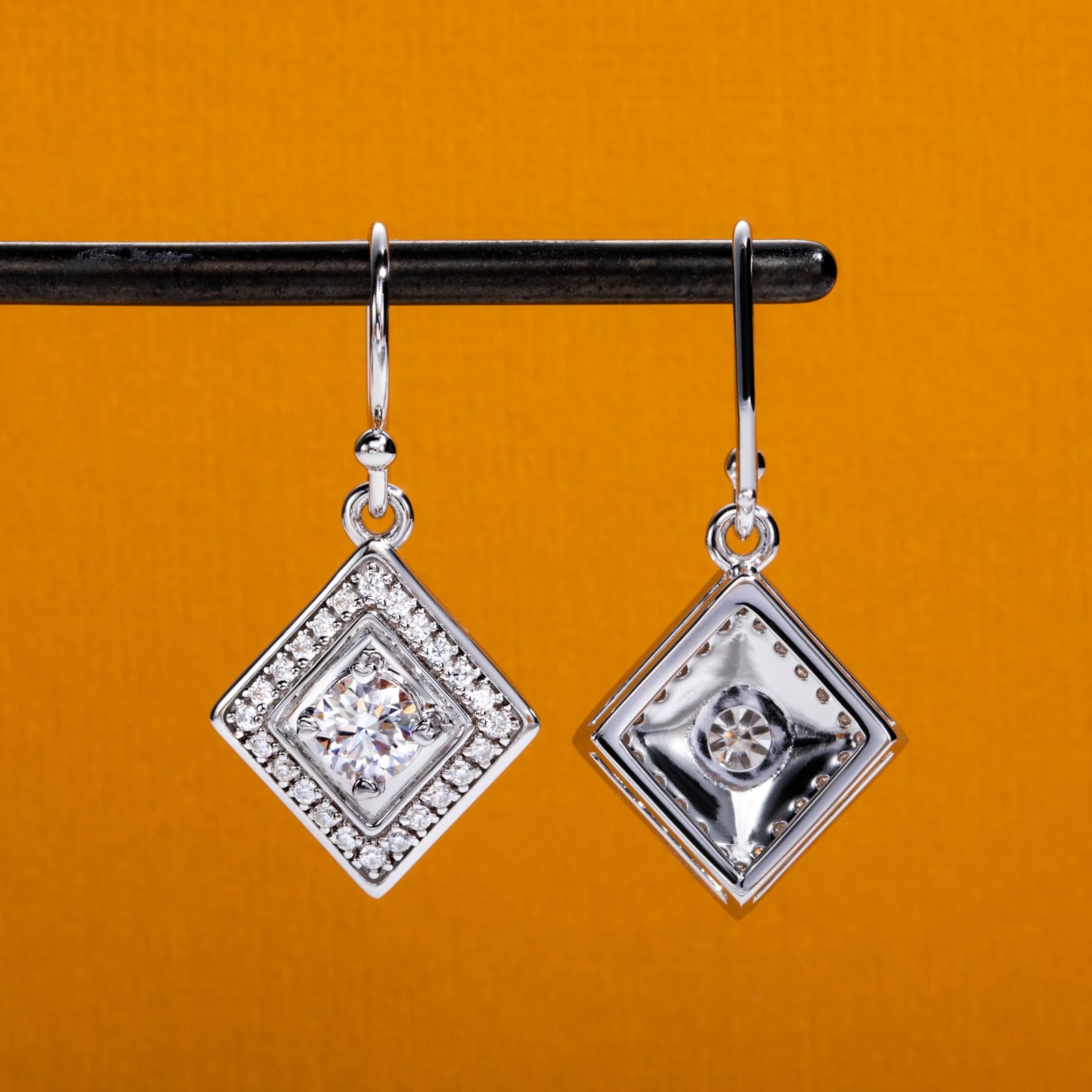 drop earrings, diamond drop earrings, gold drop earrings, silver drop earrings, diamond earrings, diamond earrings for women, lab grown diamond earrings, real diamond earrings, lab created diamond earrings, valentines gift for her, birthday gift for her