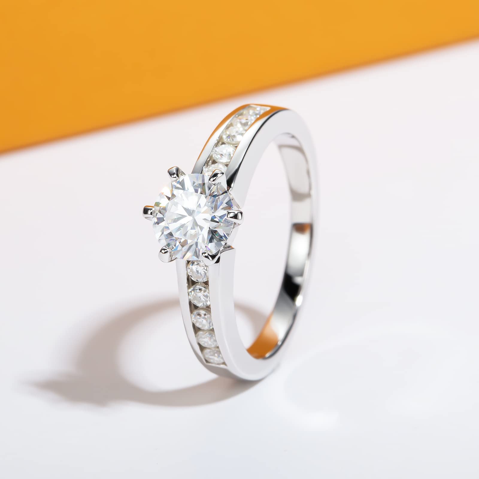 round cut diamond ring, solitaire rings, bridal ring set, halo rings, gold rings, round cut engagement ring, gold rings for women, 14k gold rings, white gold rings, lab grown diamond rings, diamond rings for women, diamond rings, valentines gift for her, birthday gift for her, moissanite rings, 925 silver rings