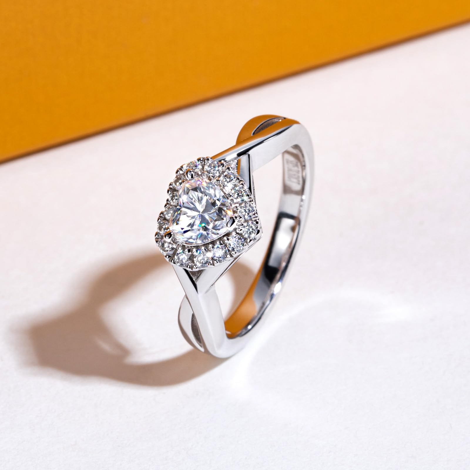 heart cut diamond ring, solitaire rings, halo rings, gold rings, heart cut engagement ring, gold rings for women, 14k gold rings, white gold rings, lab grown diamond rings, diamond rings for women, diamond rings, valentines gift for her, birthday gift for her, moissanite rings, 925 silver rings
