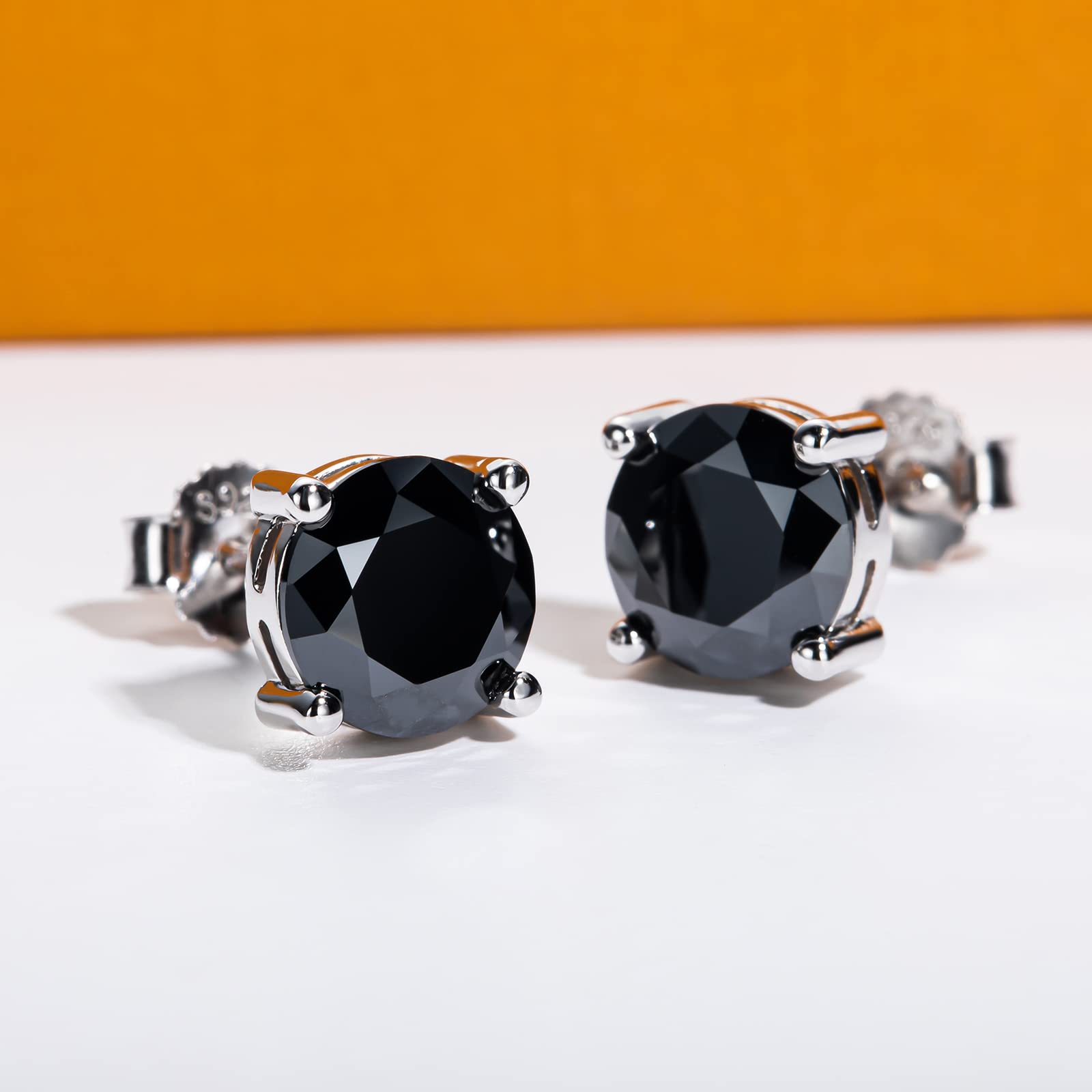 studs, stud earrings, diamond studs, moissanite earrings, diamond earrings, gold earrings, diamond stud earrings, silver earrings, sterling silver earrings, silver earrings for women, valentines gift for her, birthday gift for her