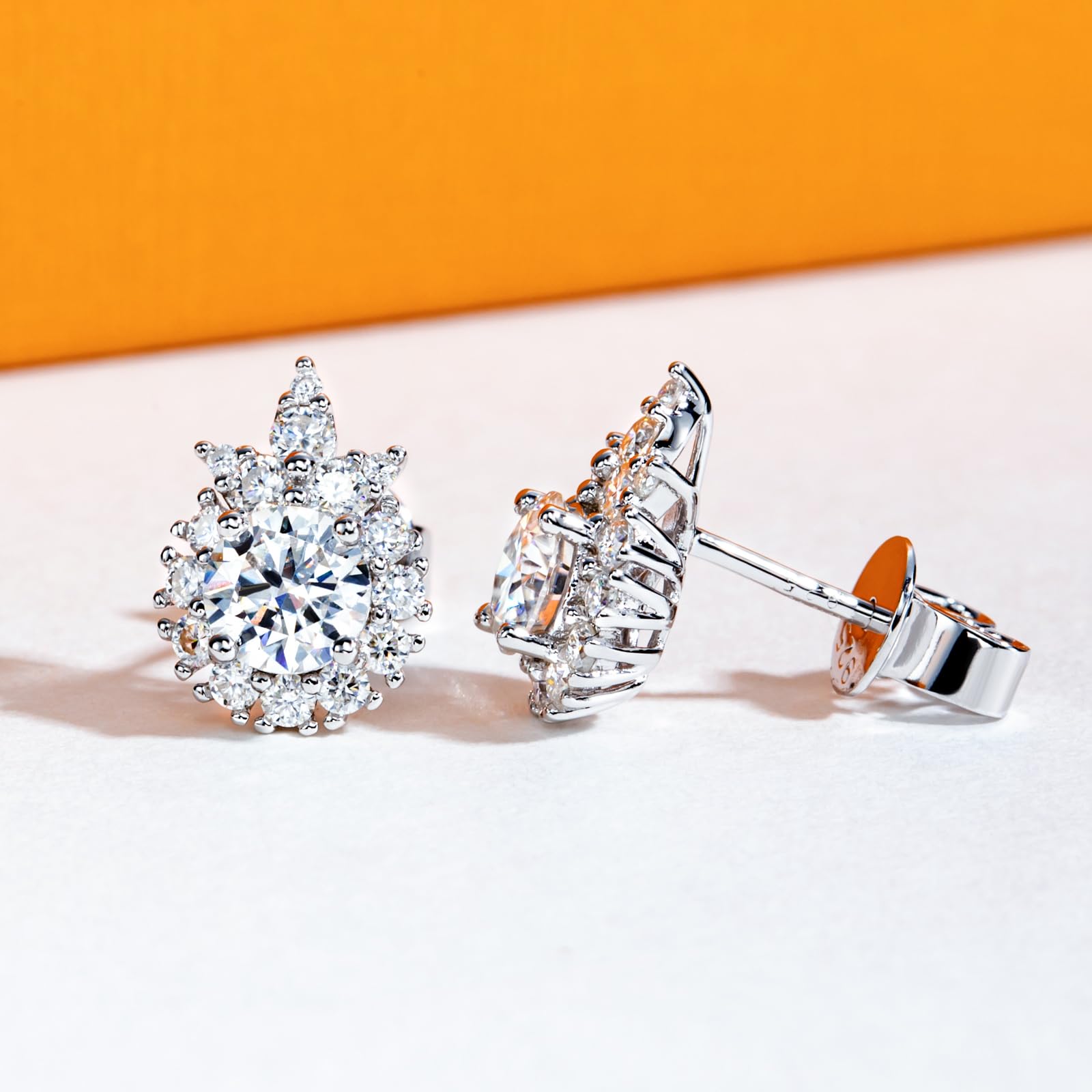 stud earrings, diamond stud earrings, gold stud earrings, stud earrings for women, flat back stud earrings, silver stud earrings, moissanite stud earrings, diamond earrings, diamond earrings for women, 1 carat diamond earrings, valentines gift for her, birthday gift for her, anniversary gift for her