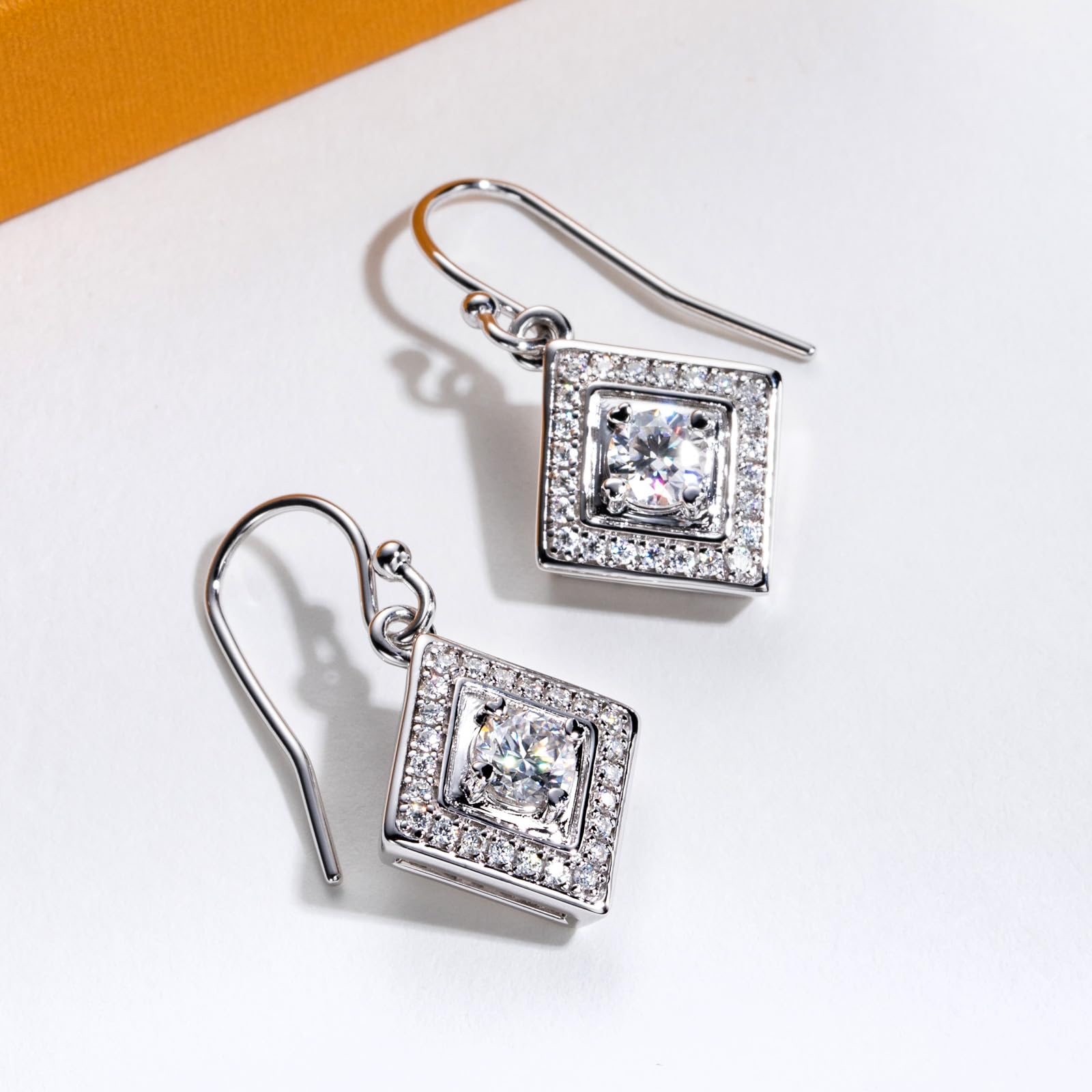 drop earrings, diamond drop earrings, gold drop earrings, silver drop earrings, diamond earrings, diamond earrings for women, lab grown diamond earrings, real diamond earrings, lab created diamond earrings, valentines gift for her, birthday gift for her