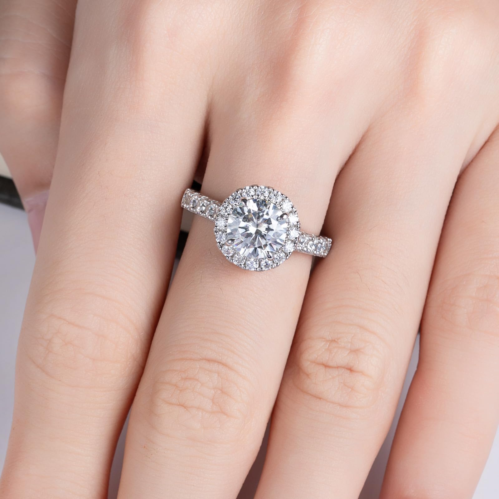 round cut diamond ring, solitaire rings, halo rings, gold rings, emerald cut engagement ring, gold rings for women, 14k gold rings, white gold rings, lab grown diamond rings, diamond rings for women, diamond rings, valentines gift for her, birthday gift for her, moissanite rings, 925 silver rings