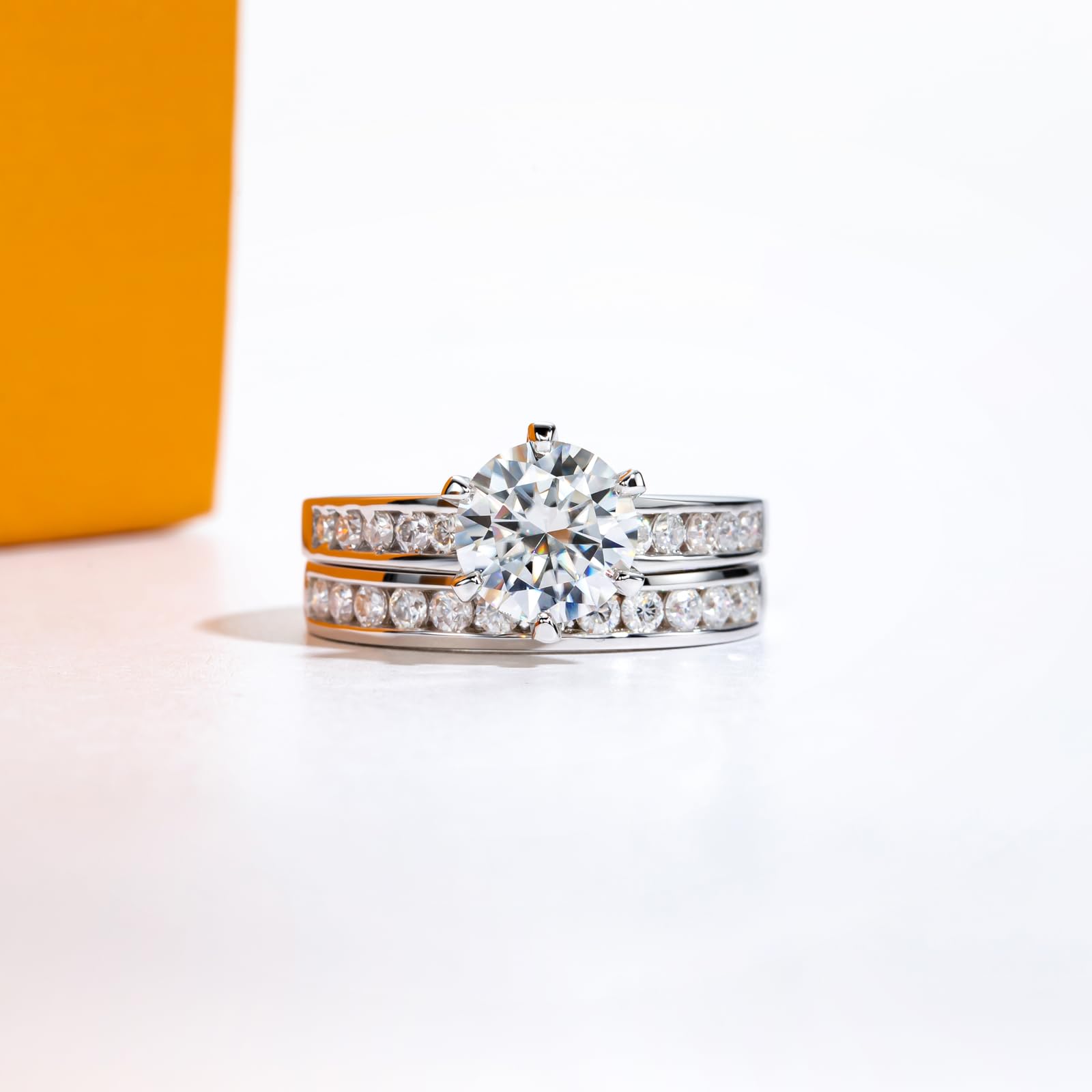 round cut diamond ring, solitaire rings, bridal ring set, halo rings, gold rings, round cut engagement ring, gold rings for women, 14k gold rings, white gold rings, lab grown diamond rings, diamond rings for women, diamond rings, valentines gift for her, birthday gift for her, moissanite rings, 925 silver rings