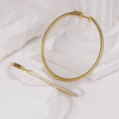 earrings, huggie earrings, diamond earrings, gold earrings, hoop earrings, gold huggie earrings, lab grown diamond earrings, real diamond earrings, lab created diamond earrings, valentines gift for her, birthday gift for her