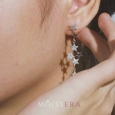 dangle earrings, gold dangle earrings, silver dangle earrings, drop earrings, diamond drop earrings, gold drop earrings, silver drop earrings, diamond earrings, diamond earrings for women, lab grown diamond earrings, real diamond earrings, lab created diamond earrings, valentines gift for her, birthday gift for her