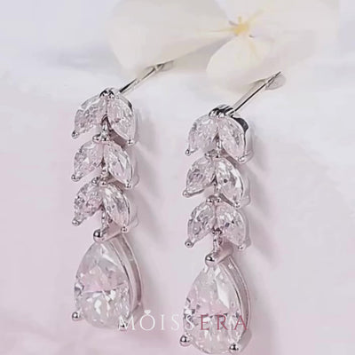 dangle earrings, gold dangle earrings, silver dangle earrings, drop earrings, diamond drop earrings, gold drop earrings, silver drop earrings, diamond earrings, diamond earrings for women, lab grown diamond earrings, real diamond earrings, lab created diamond earrings, valentines gift for her, birthday gift for her